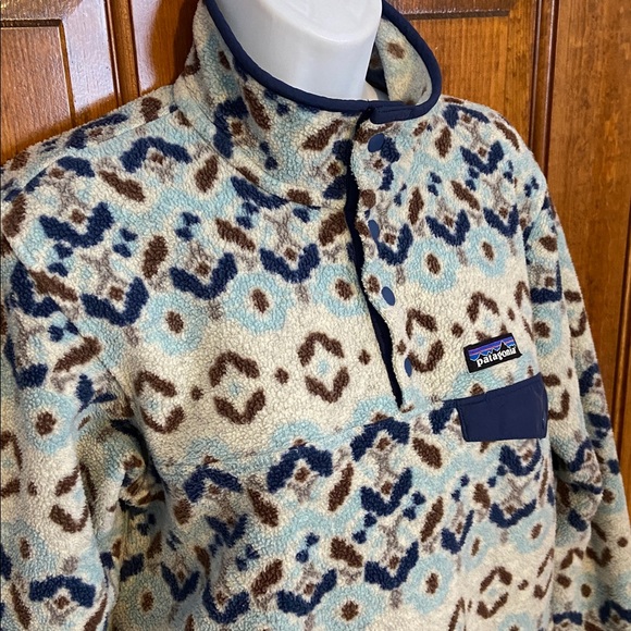 Patagonia Synchilla Snap-T Fleece "Tundra Cluster" pattern Outdoor Size X Small - Picture 2 of 12